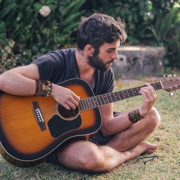 Tondiamo Unisex 50 Pcs Braided Leather & Wooden Bead Wrap Bracelets Adjustable E - Picture 5 of 6